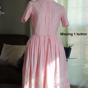 Gay Gibson Pink Vintage Dress